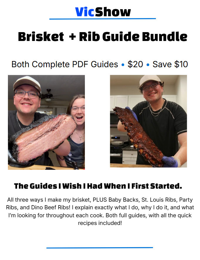 The VicShow Brisket + Rib Guide BUNDLE